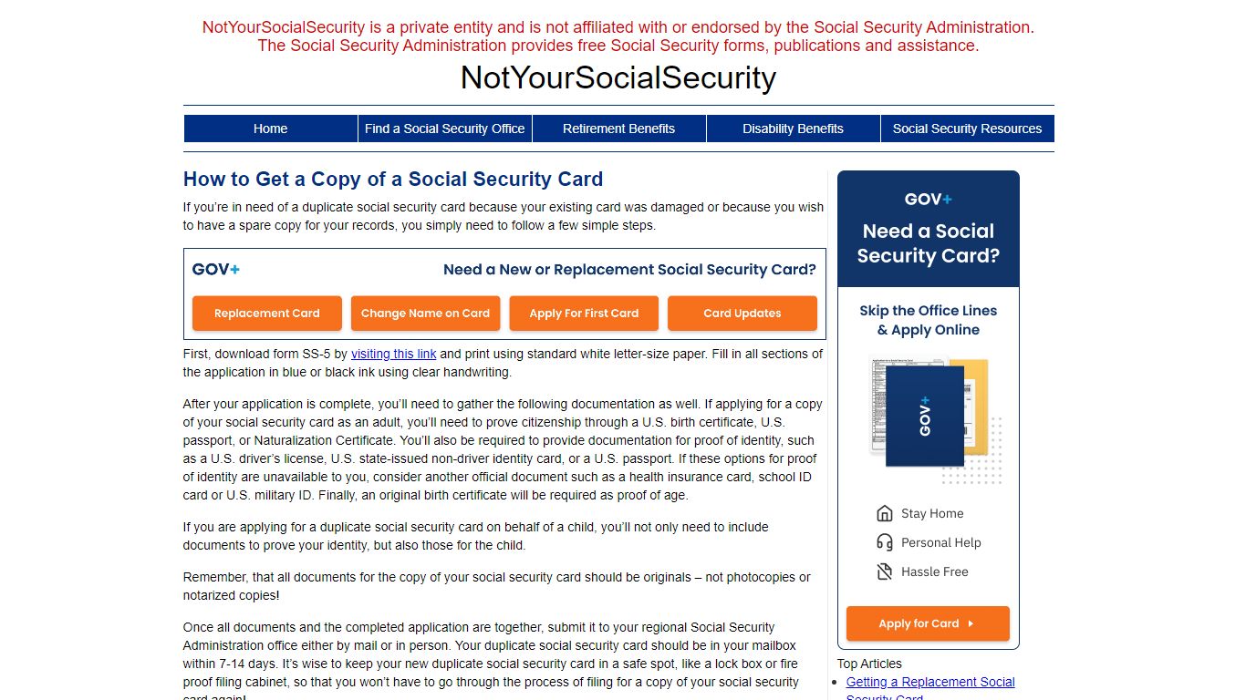 How To Get A Copy of a Social Security Card